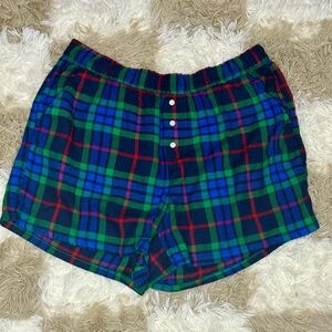 Aerie NWOT Boxer Style Plaid Sleep Shorts